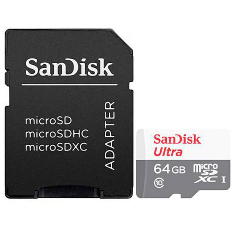 Карта пам’яті SanDisk 64GB microSD class 10 Ultra Light (SDSQUNR-064G-GN3MA)