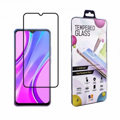 Скло захисне Drobak Xiaomi Redmi 9A Full Cover Full Glue (Black) (222233) (222233) - фото 1