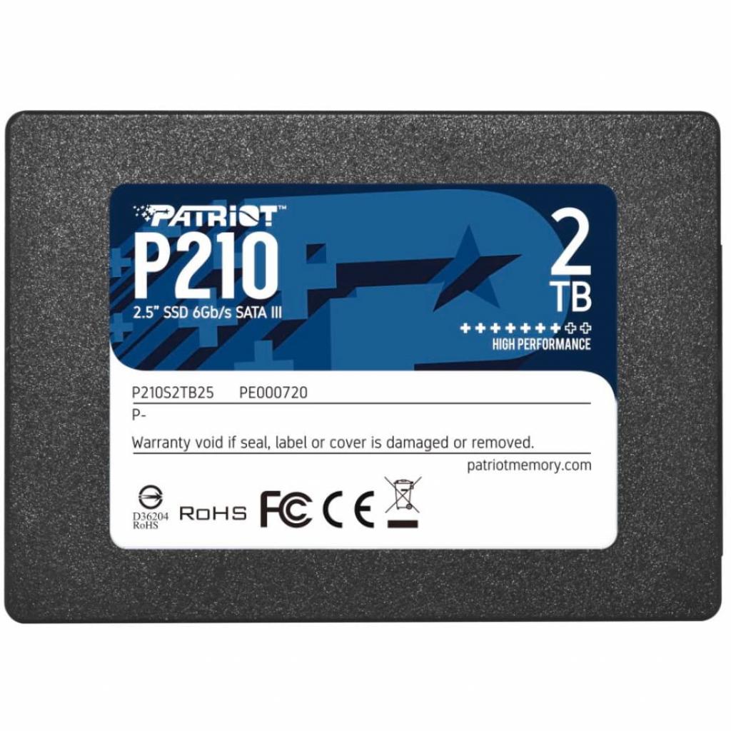 Накопичувач SSD 2.5" 2TB Patriot (P210S2TB25) - фото 1 Накопичувач SSD 2.5" 2TB Patriot (P210S2TB25) - фото 1
