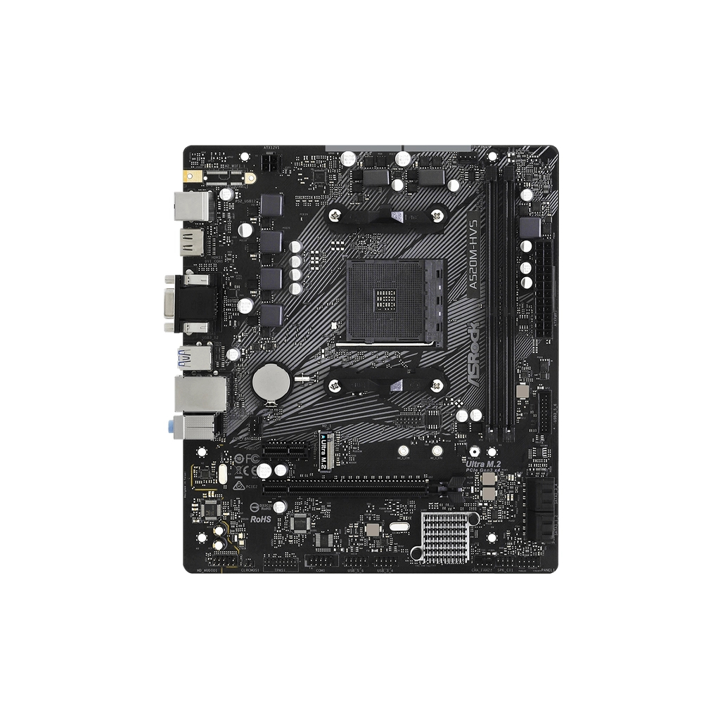 Материнська плата ASRock A520M-HVS - фото 1 Материнська плата ASRock A520M-HVS - фото 1