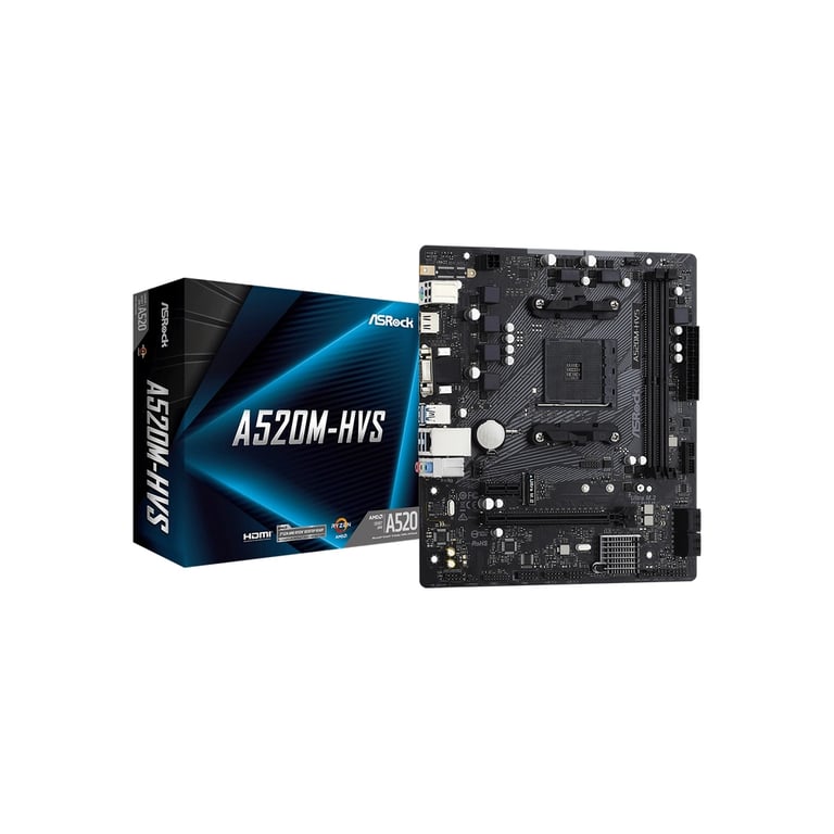 Материнська плата ASRock A520M-HVS - фото 2