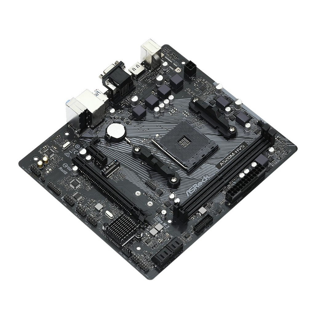 Материнська плата ASRock A520M-HVS - фото 3 Материнська плата ASRock A520M-HVS - фото 3