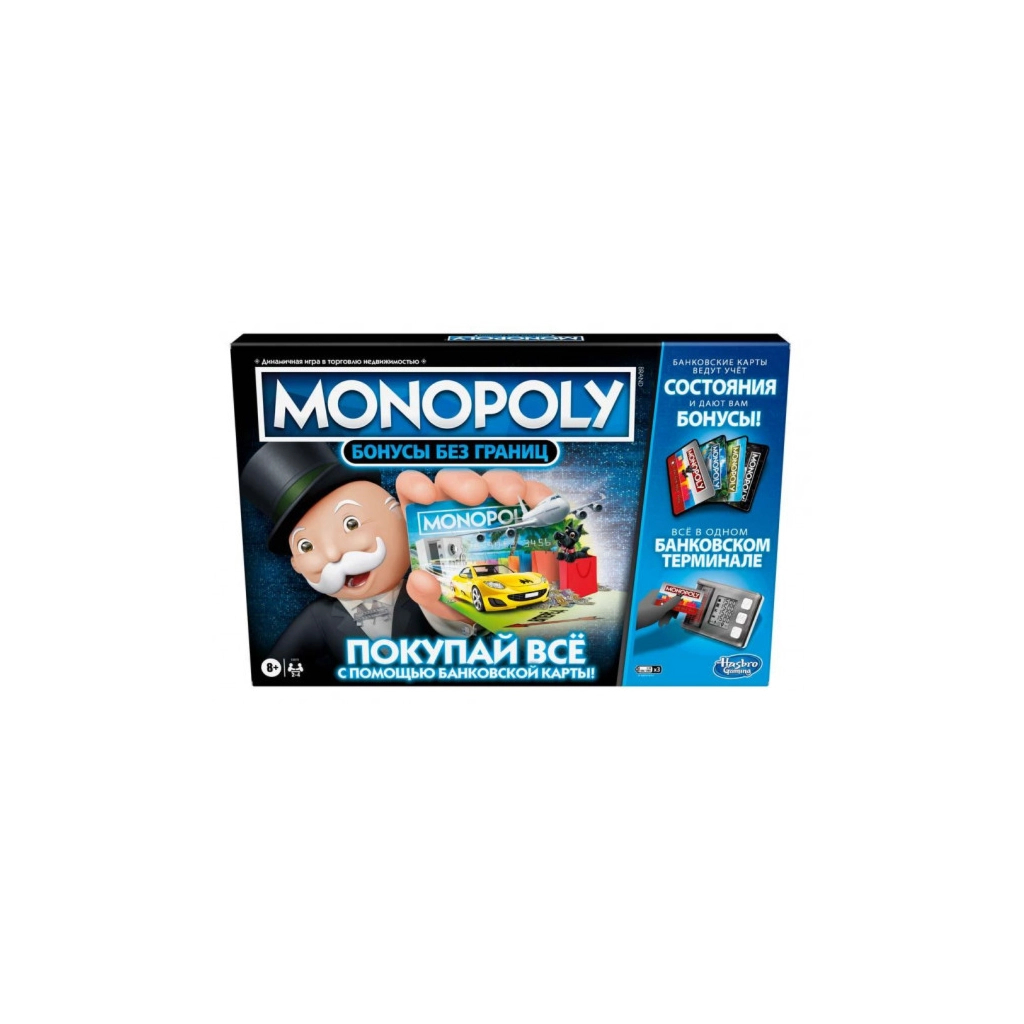 Настільна гра Hasbro Монополія Бонуси без кордонів - українська версія (E8978) - фото 1