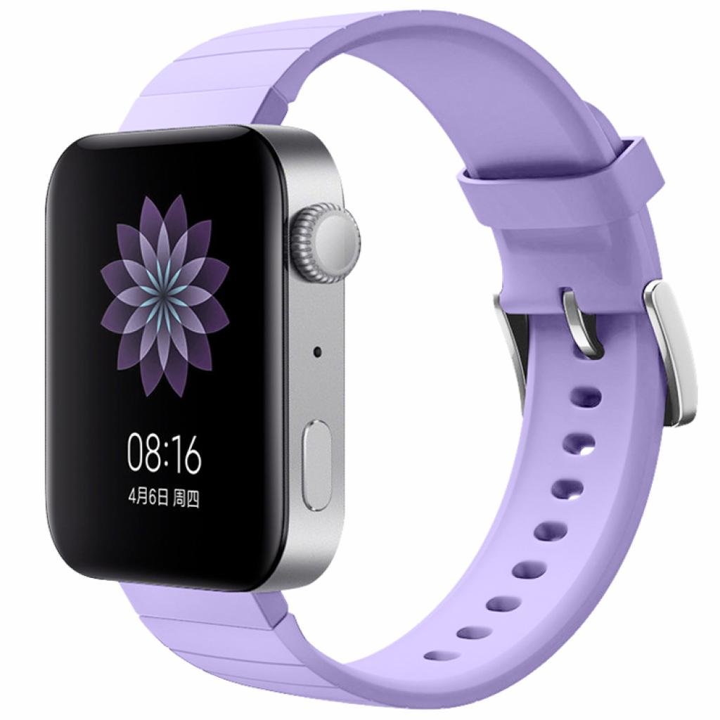 Ремінець до смарт-годинника BeCover Silicone для Xiaomi Mi Watch Light Purple (704515) - фото 1 Ремінець до смарт-годинника BeCover Silicone для Xiaomi Mi Watch Light Purple (704515) - фото 1