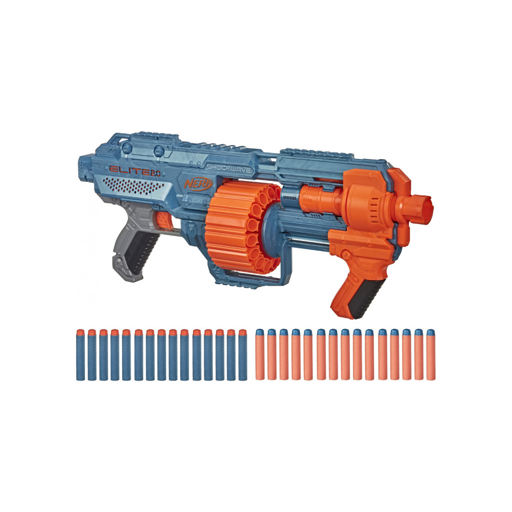 Іграшкова зброя Hasbro Nerf Elite 2.0 Шоквейв (E9527) - фото 3 Іграшкова зброя Hasbro Nerf Elite 2.0 Шоквейв (E9527) - фото 3