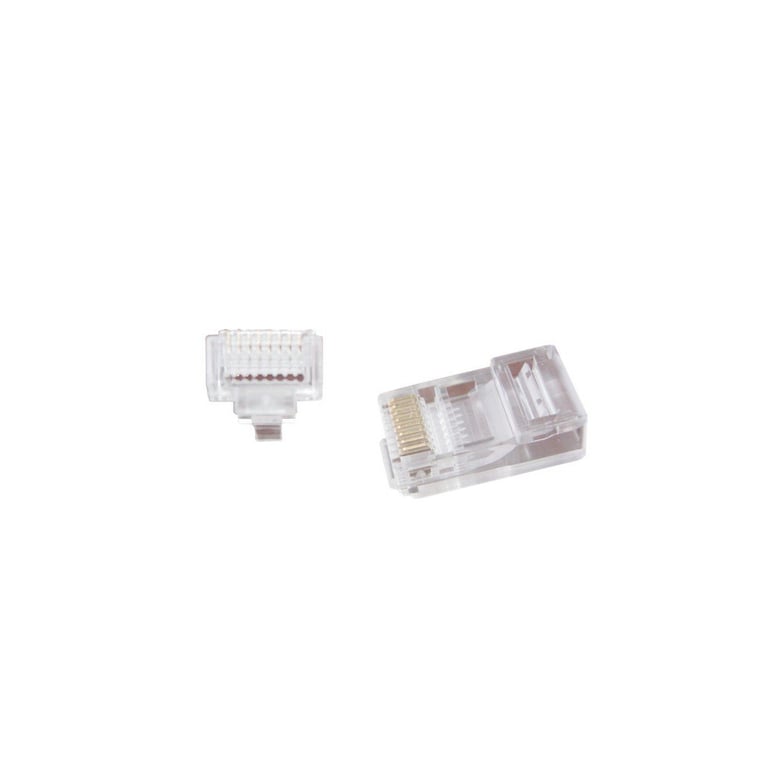 Конектор Cablexpert RJ45 cat.5e FTP 8P8C (наскрізні отв., позолоч. конт.) 100 шт (LC-PTU-01/100) - фото 1