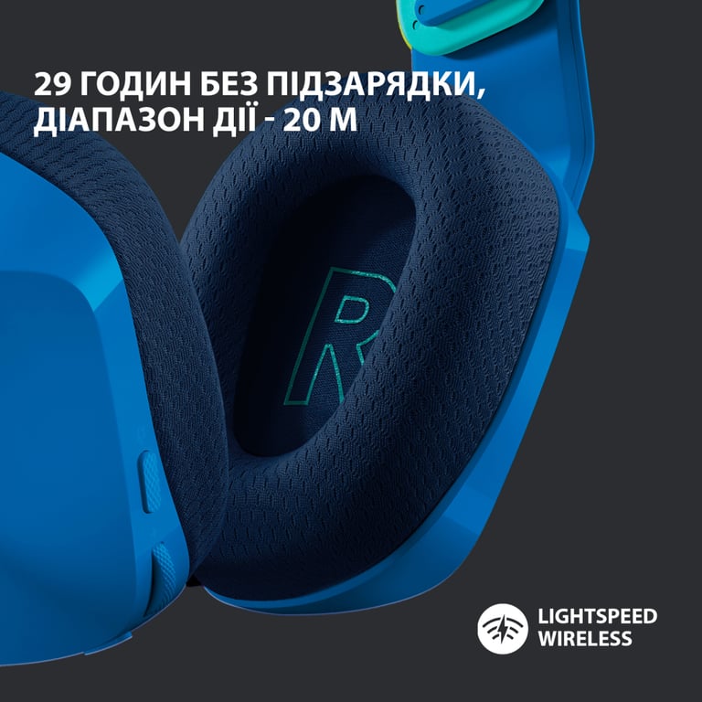 Навушники Logitech G733 Lightspeed Wireless RGB Gaming Headset Blue (981-000943) - фото 3