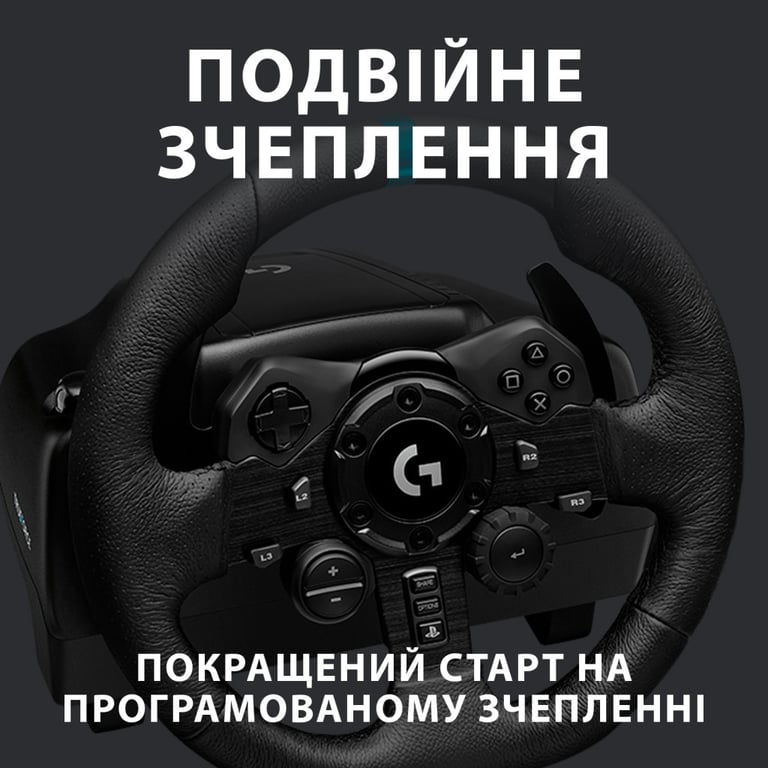 Кермо Logitech G923 Racing Wheel and Pedals for PS4 and PC (941-000149) - фото 4