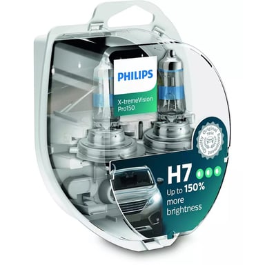Автолампа Philips H7 X-treme VISION PRO +150%, 3700K, 2шт/блістер (12972XVPS2) - фото 1