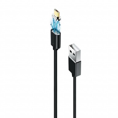 Дата кабель USB 2.0 AM to Micro 5P 1.0m Magnet Grand-X (MG-01M) - фото 1