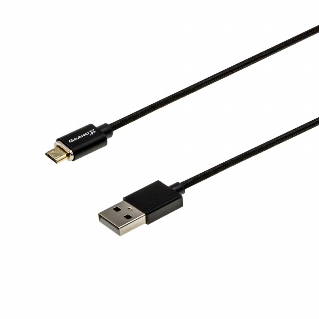 Дата кабель USB 2.0 AM to Micro 5P 1.0m Magnet Grand-X (MG-01M) - фото 3 Дата кабель USB 2.0 AM to Micro 5P 1.0m Magnet Grand-X (MG-01M) - фото 3