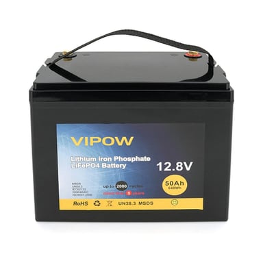 Батарея LiFePo4 Vipow LiFePO4,12.8V-50Ah (LiFePO4128-50/40) - фото 1