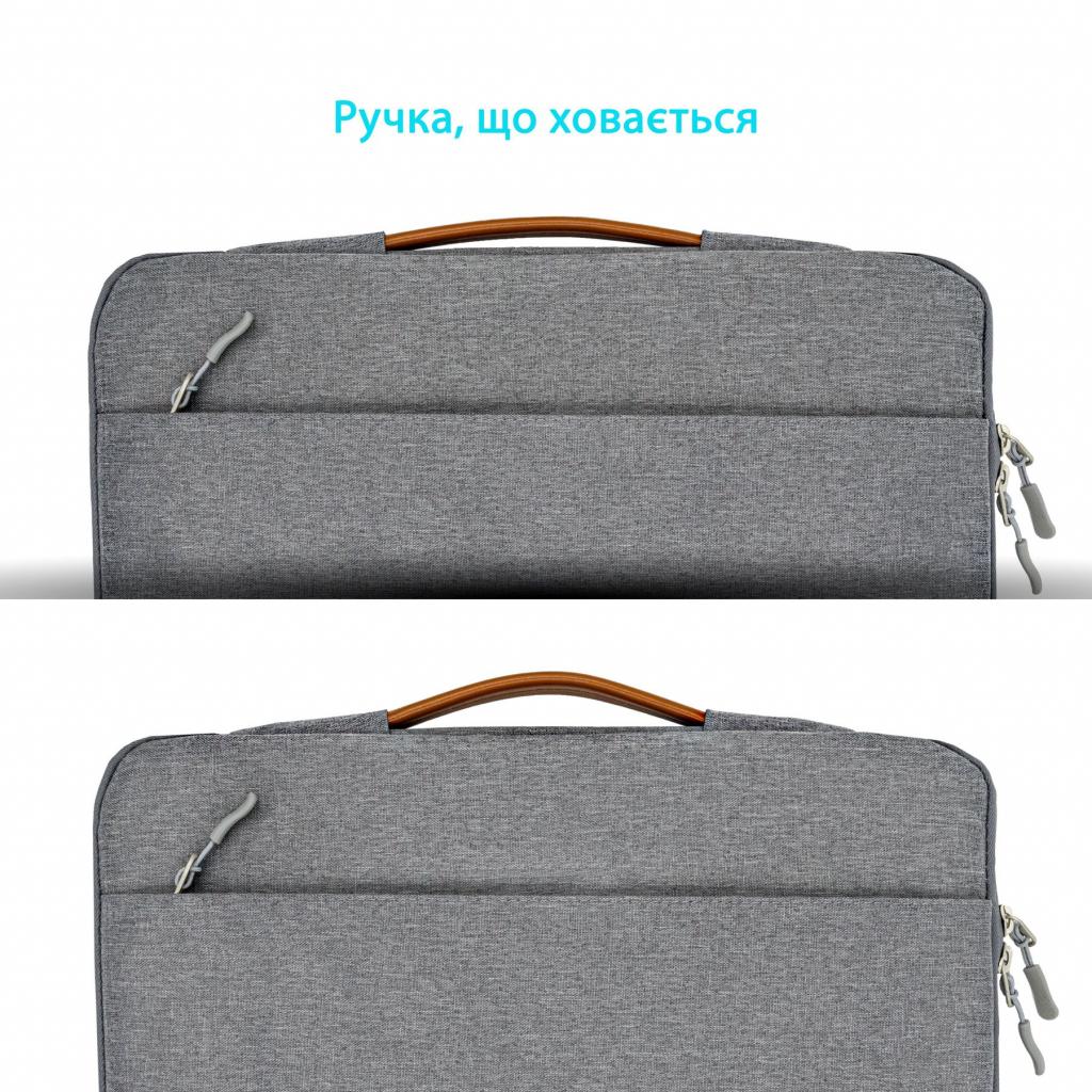 Чохол до ноутбука Grand-X 14'' SLX Grey (SLX-14G) - фото 5 Чохол до ноутбука Grand-X 14'' SLX Grey (SLX-14G) - фото 5
