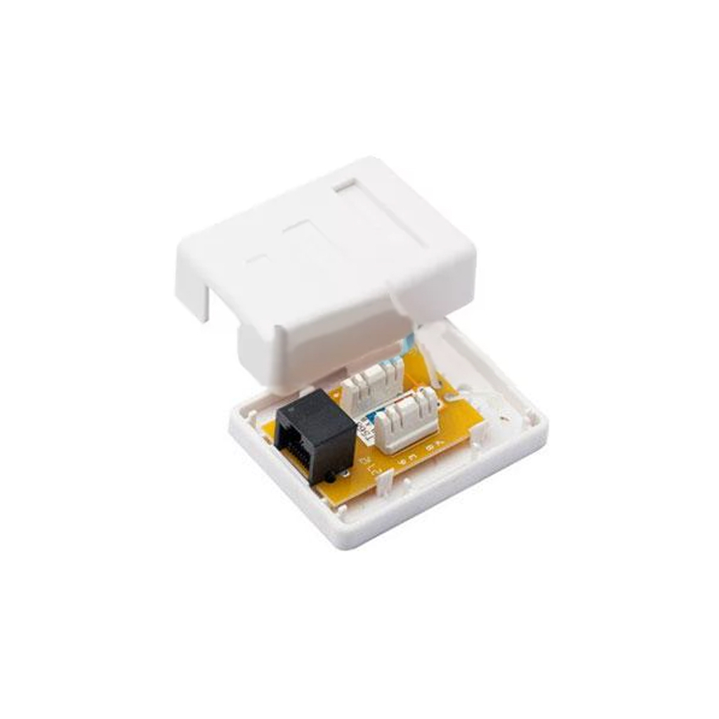 Комп'ютерна розетка RJ45 x1 UTP 5e Kingda (KD-WP6034-C5e) - фото 2 Комп'ютерна розетка RJ45 x1 UTP 5e Kingda (KD-WP6034-C5e) - фото 2