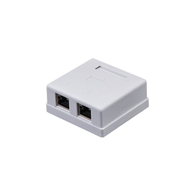 Комп%27ютерна розетка RJ45 x2 STP 5e Kingda (KD-WP6037-C5e)