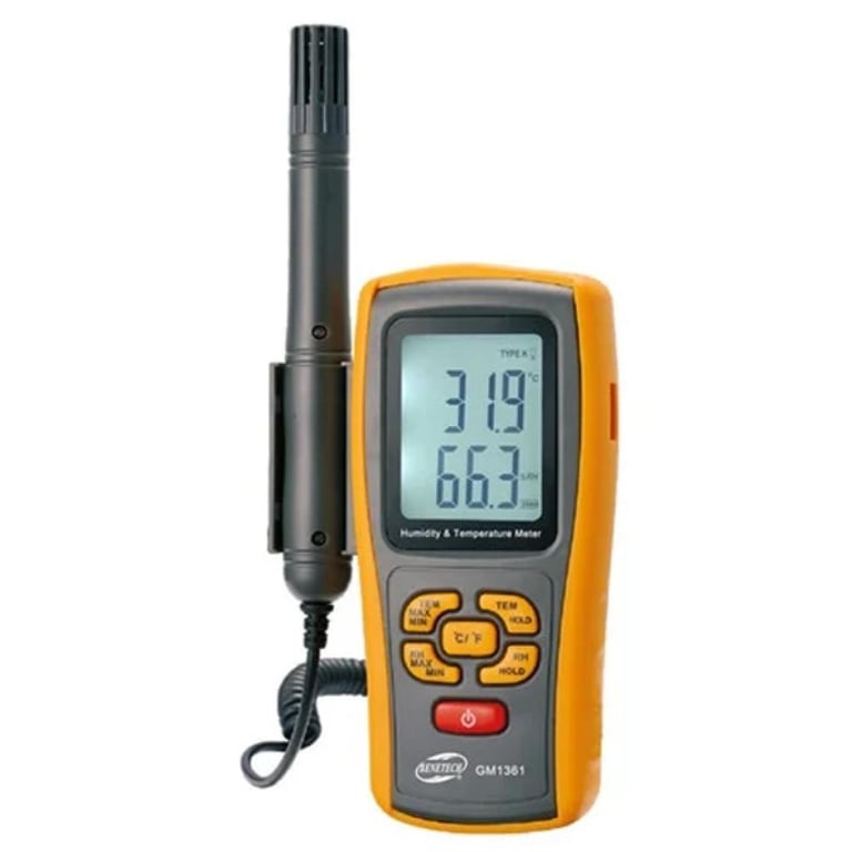 Термо-гігрометр Benetech електронний 0-100%, -10-50°C (GM1361) - фото 1