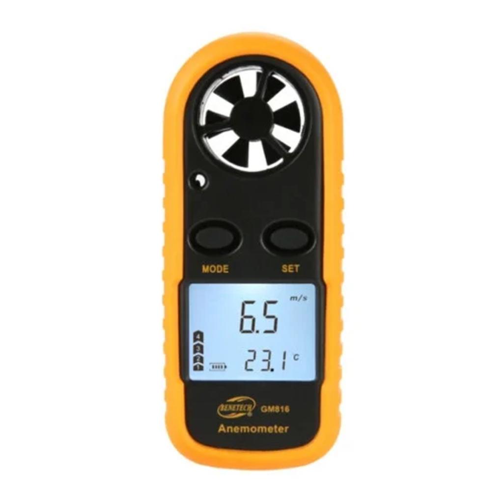 Анемометр Benetech цифровий 0,1-30м/с, -10-45°C (GM816) - фото 1