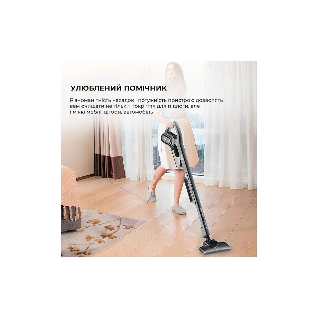 Пилосос Deerma Stick Vacuum Cleaner Cord Gray (DX700S) - фото 12 Пилосос Deerma Stick Vacuum Cleaner Cord Gray (DX700S) - фото 12