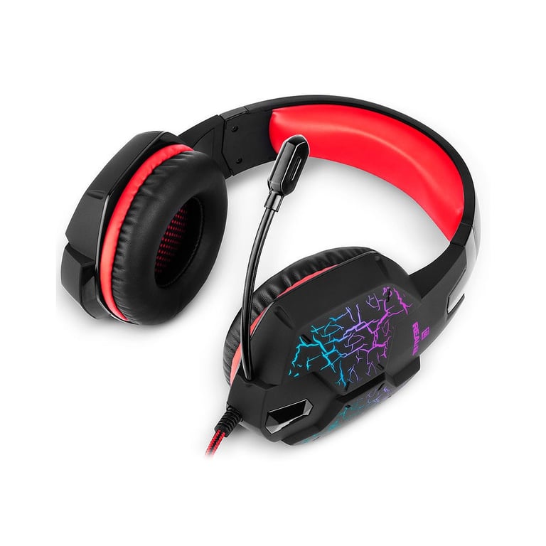 Навушники REAL-EL GDX-7750 Black-Red - фото 2