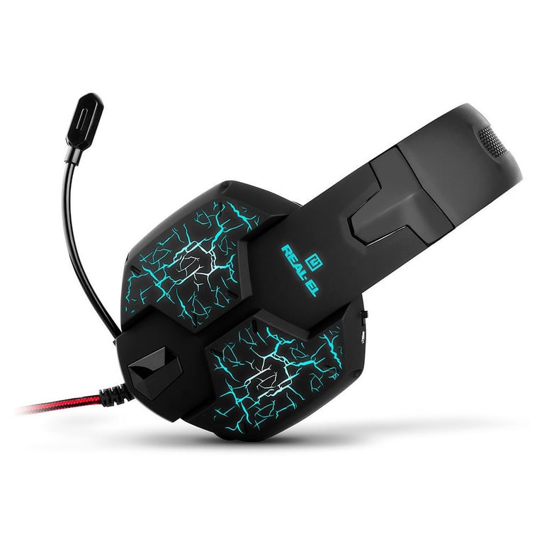 Навушники REAL-EL GDX-7750 Black-Red - фото 5