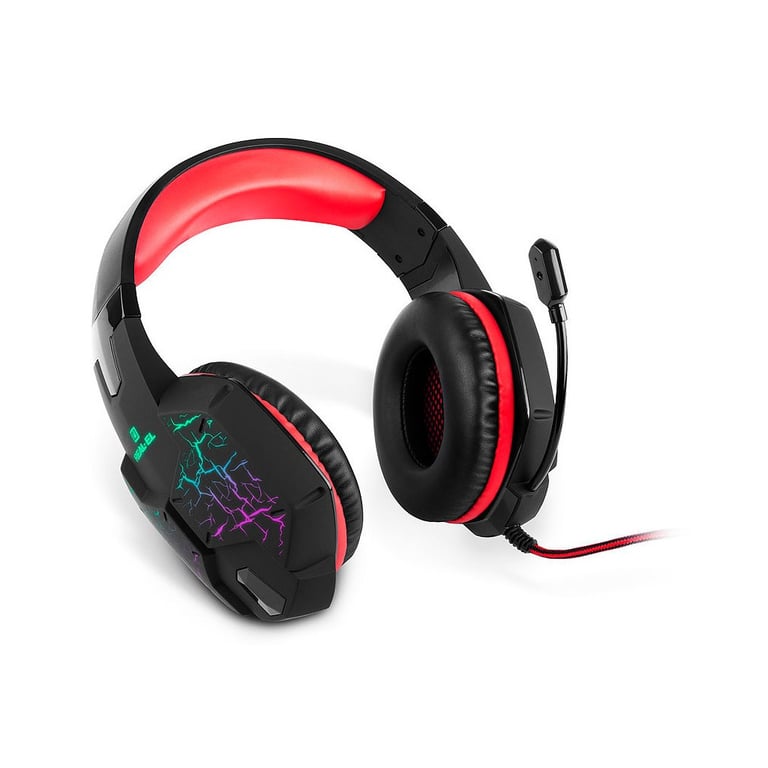 Навушники REAL-EL GDX-7750 Black-Red - фото 7