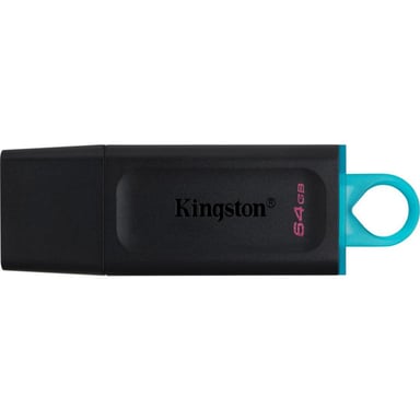 USB флеш накопичувач Kingston 64GB DataTraveler Exodia Black/Teal USB 3.2 (DTX/64GB) - фото 1