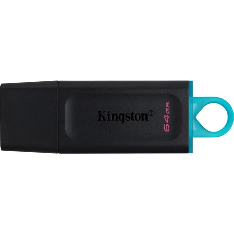 USB флеш накопичувач Kingston 64GB DataTraveler Exodia Black/Teal USB 3.2 (DTX/64GB) - фото 1