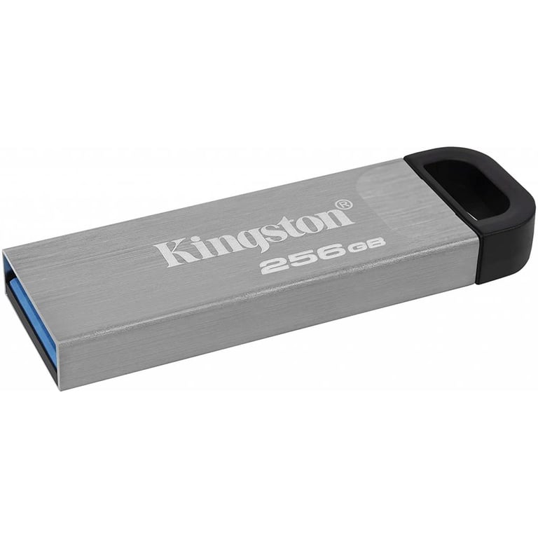 USB флеш накопичувач Kingston 256GB DT Kyson Silver/Black USB 3.2 (DTKN/256GB) - фото 2