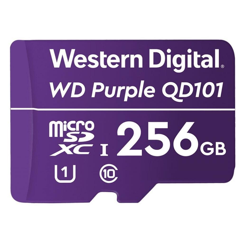 Карта пам'яті WD 256GB microSDXC class 10 UHS-I (WDD256G1P0C) - фото 1