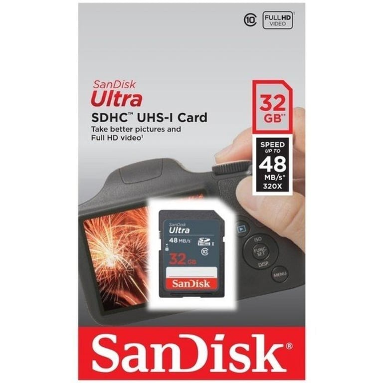 Карта пам'яті SanDisk 32GB SDHC class 10 UHS-I Ultra Lite (SDSDUNR-032G-GN3IN) - фото 3