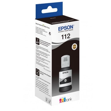 Контейнер з чорнилом Epson 112 EcoTank Pigment Black ink (C13T06C14A) - фото 1