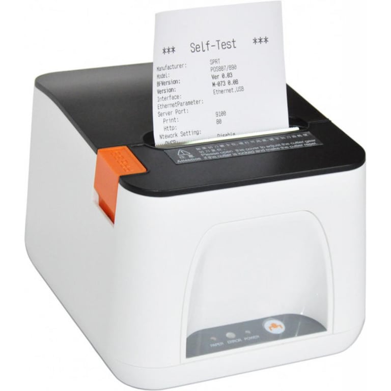 Принтер чеків SPRT SP-POS890E USB, Ethernet, dispenser, White (SP-POS890E) - фото 3