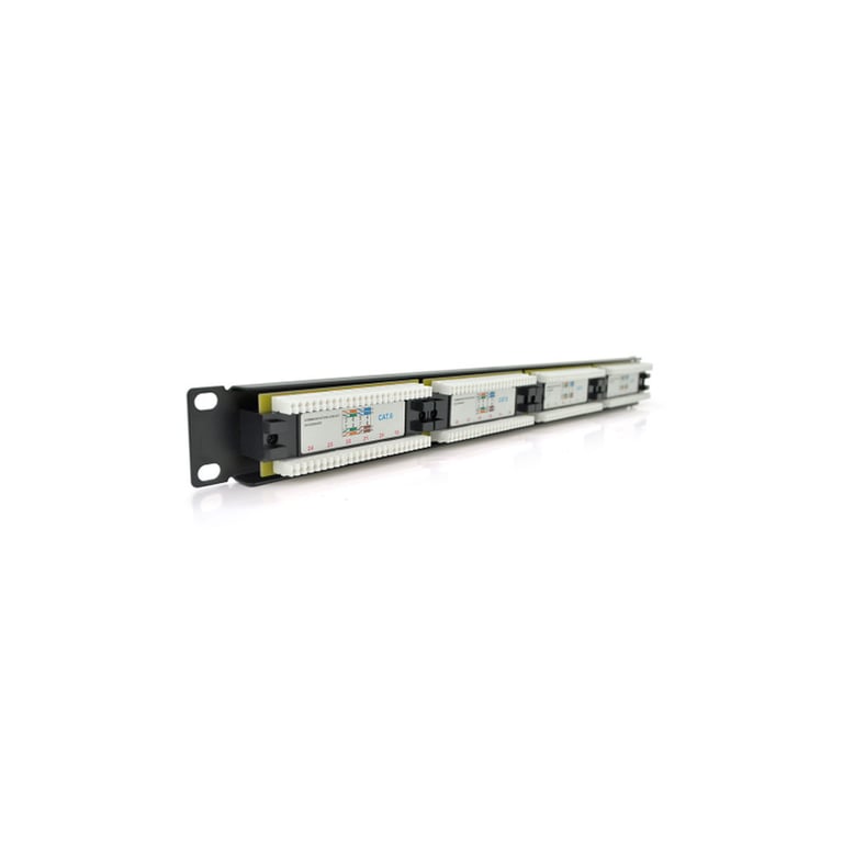 Патч-панель 19" 24хRJ-45 UTP 1U cat.6 Pipo (PP246191U) - фото 2