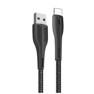 Дата кабель USB 2.0 AM to Lightning 1.0m led black ColorWay (CW-CBUL034-BK) - фото 2