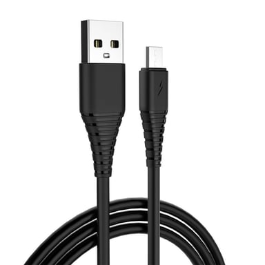 Дата кабель USB 2.0 AM to Micro 5P 1.0m black ColorWay (CW-CBUM025-BK) - фото 1
