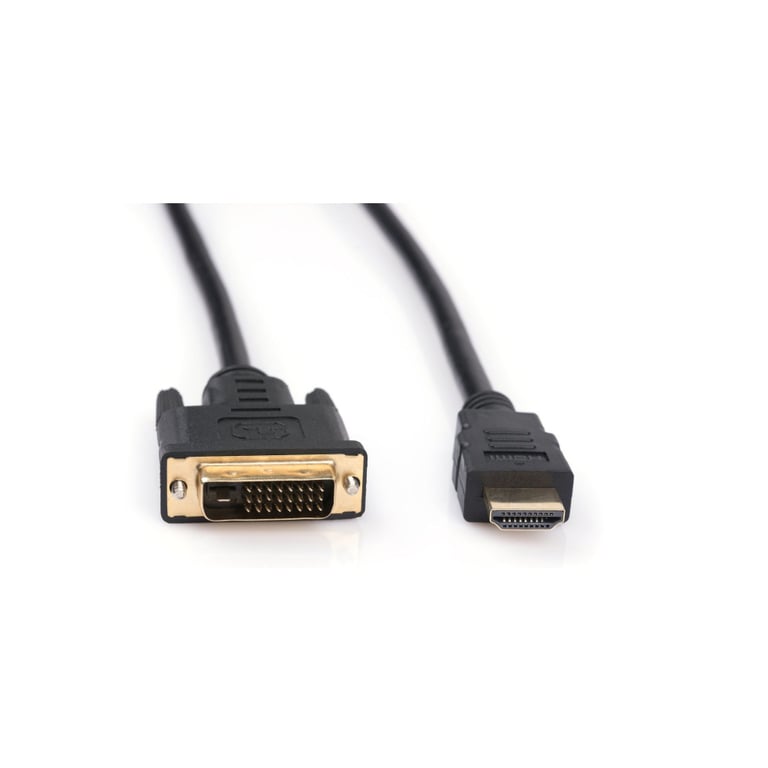 Кабель мультимедійний HDMI to DVI 24+1 3.0m Vinga (VCPHDMIDVI3) - фото 3