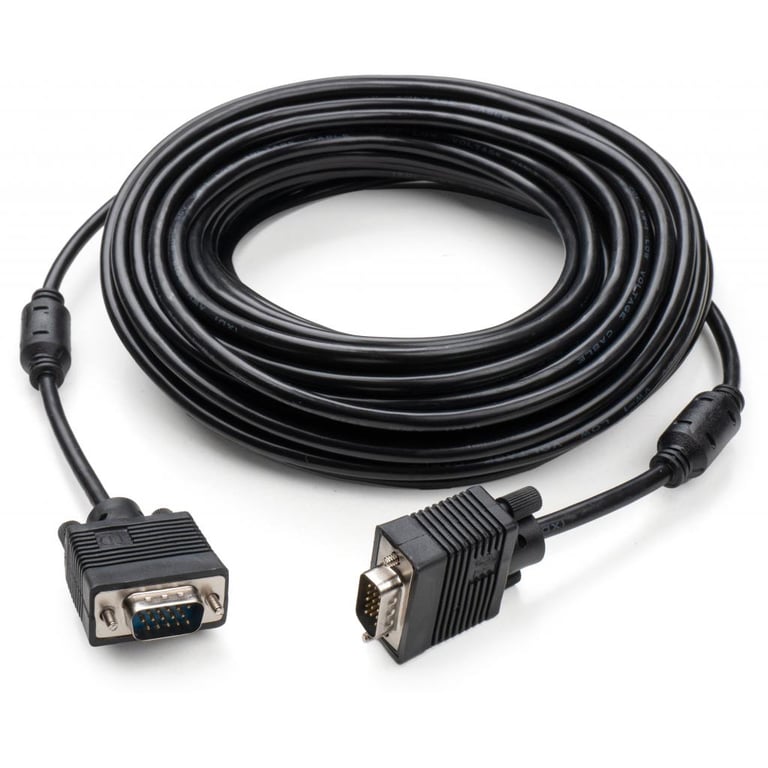 Кабель мультимедійний VGA M to VGA M 15.0m Vinga (VCPVGAF15BK) - фото 2