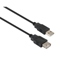 Дата кабель USB 2.0 AM/AF 3.0m Vinga (VCPUSBAMAF3BK) - фото 1