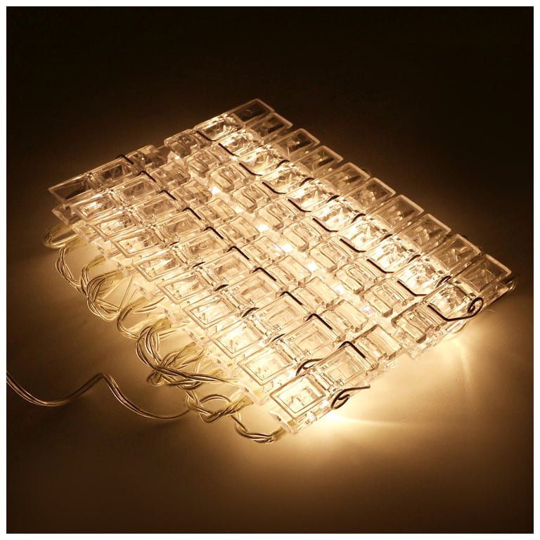 Гірлянда ColorWay Світлодіодна з прищіпками для фото 40 LED / 4.2 м USB (CW-LCP-40L42BU) - фото 3
