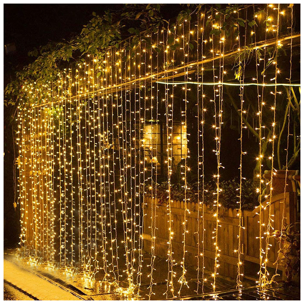 Гірлянда ColorWay світлодіодна завіса 300 LED 3x3 м 220 В (CW-GW-300L33V) - фото 10 Гірлянда ColorWay світлодіодна завіса 300 LED 3x3 м 220 В (CW-GW-300L33V) - фото 10