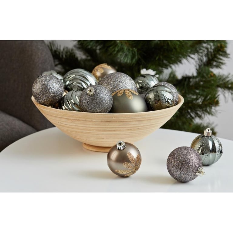 Ялинкова іграшка ColorWay Merry Christmas mix 16шт (8см) ZINC_OEM (CW-MCB816ZINK_OEM) - фото 3