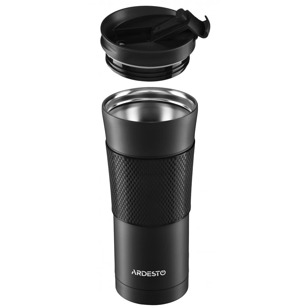 Термокружка Ardesto To Go 450 мл Black (AR2645SMB) - фото 3 Термокружка Ardesto To Go 450 мл Black (AR2645SMB) - фото 3