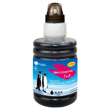Чорнило G&G Epson L4150/L4160 black, контейнер 127мл (G&G-C13T03V14A) - фото 1