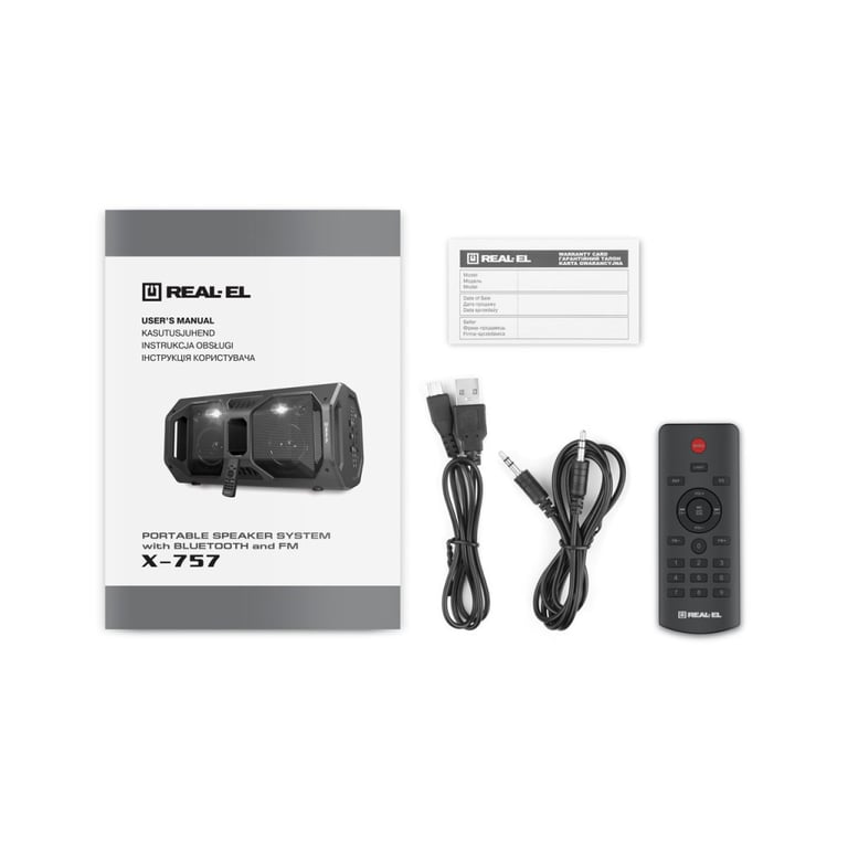 Акустична система REAL-EL X-757 Black - фото 12