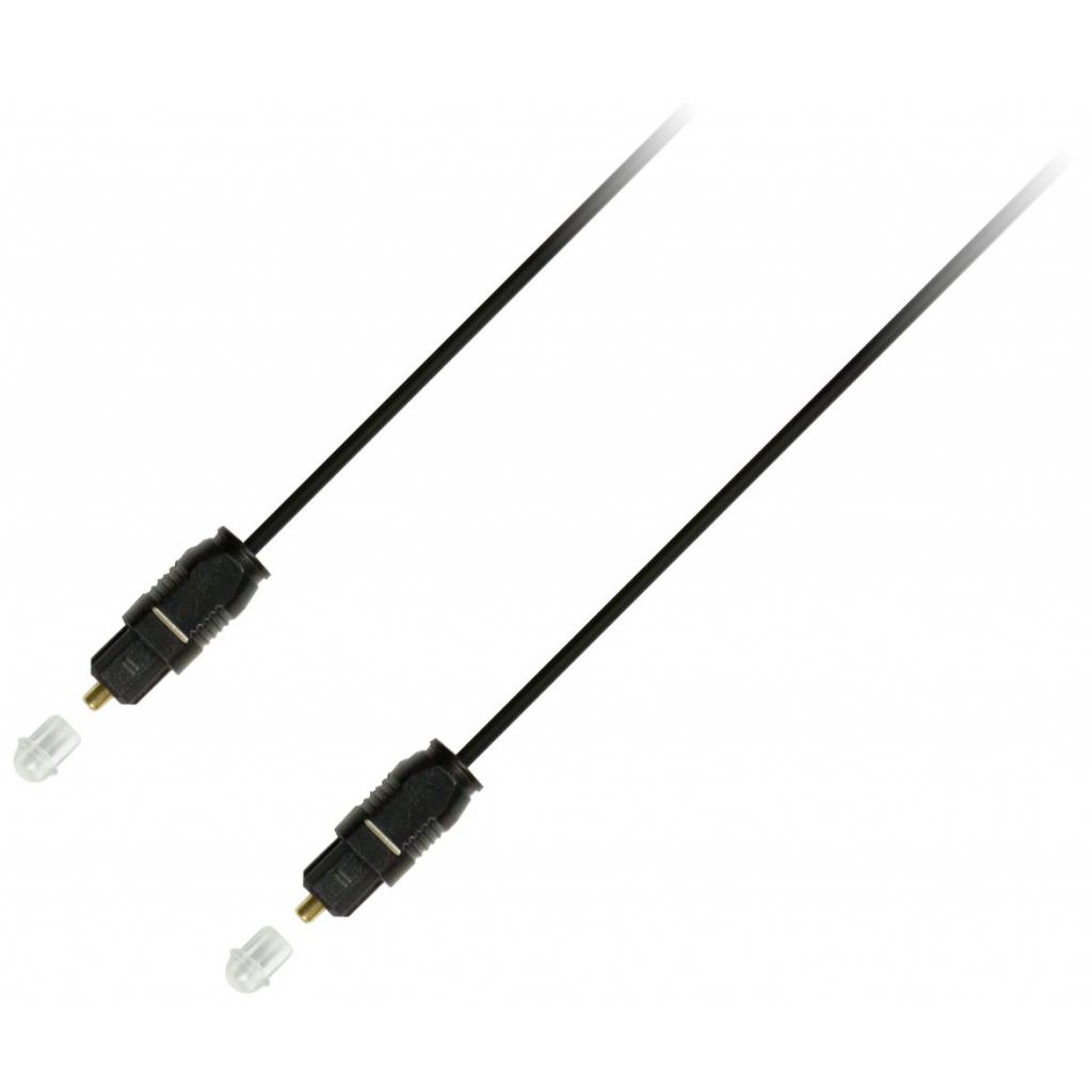 Кабель мультимедійний Optical Toslink 2.0m Piko (1283126473982) - фото 1