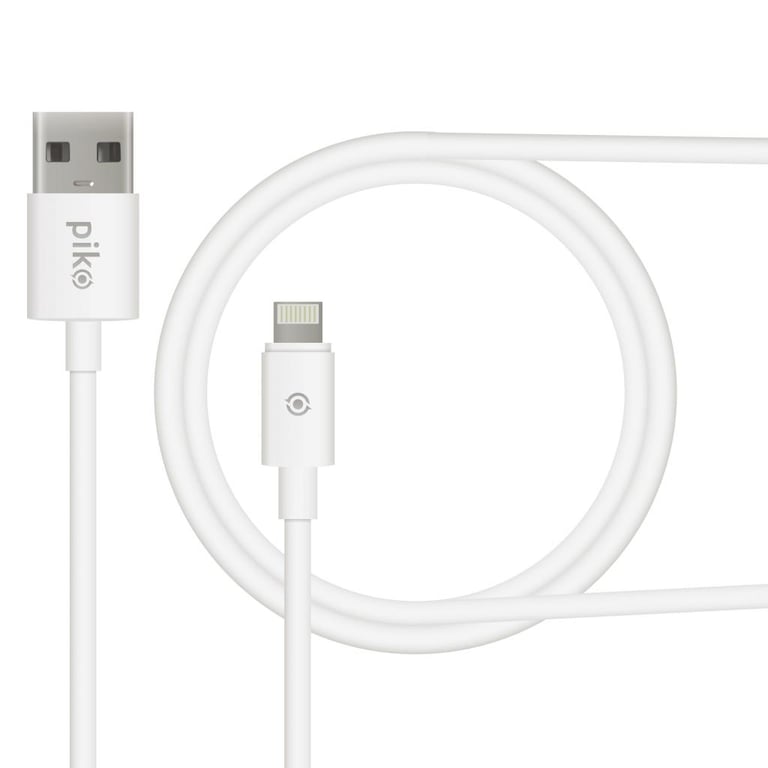 Дата кабель USB 2.0 AM to Lightning 2.0m white Piko (1283126493867) - фото 1