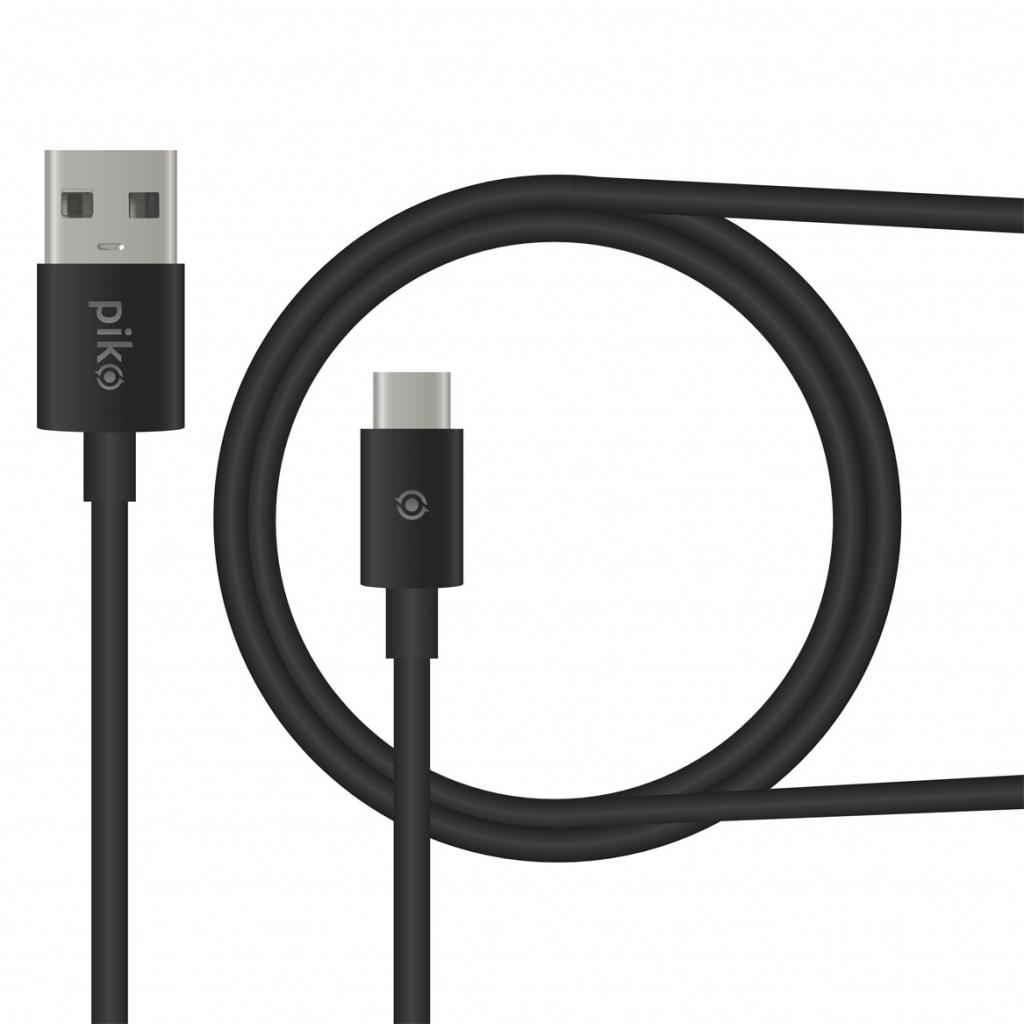 Дата кабель USB 2.0 AM to USB-C 0.2m black Piko (1283126493843) Дата кабель USB 2.0 AM to USB-C 0.2m black Piko (1283126493843)