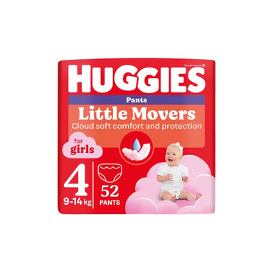 Підгузки Huggies Pants 4 Mega (9-14 кг) для дівчаток 52 шт (5029053547541) - фото 1
