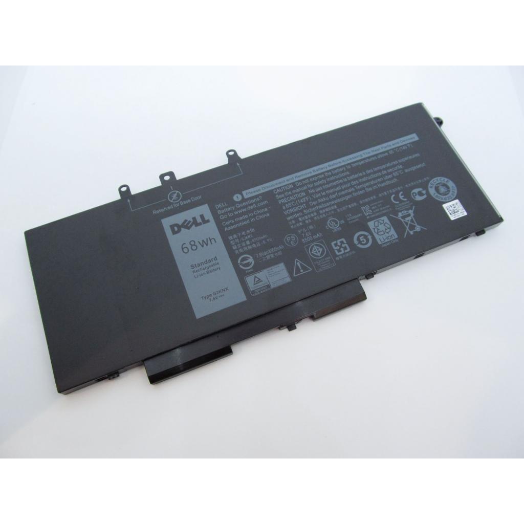 Акумулятор до ноутбука Dell Latitude 5480 GJKNX (long), 68Wh (8500mAh), 4cell, 7.6V, Li- (A47312) - фото 2 Акумулятор до ноутбука Dell Latitude 5480 GJKNX (long), 68Wh (8500mAh), 4cell, 7.6V, Li- (A47312) - фото 2