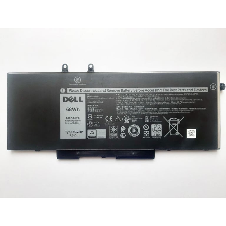 Акумулятор до ноутбука Dell Latitude 5500 4GVMP, 68Wh (8500mAh), 4cell, 7.6V, Li-ion (A47508) - фото 2